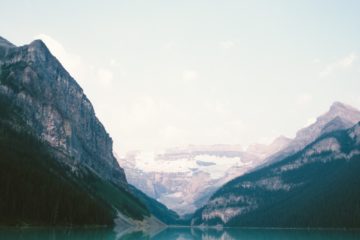 photo of two mountains